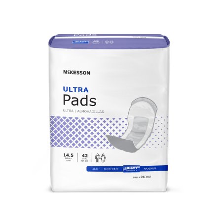 McKesson Ultra 14-1/2 Inch Length Heavy Absorbency Pads