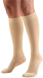Anti-embolism Stockings Knee High Large / Regular Beige Closed Toe